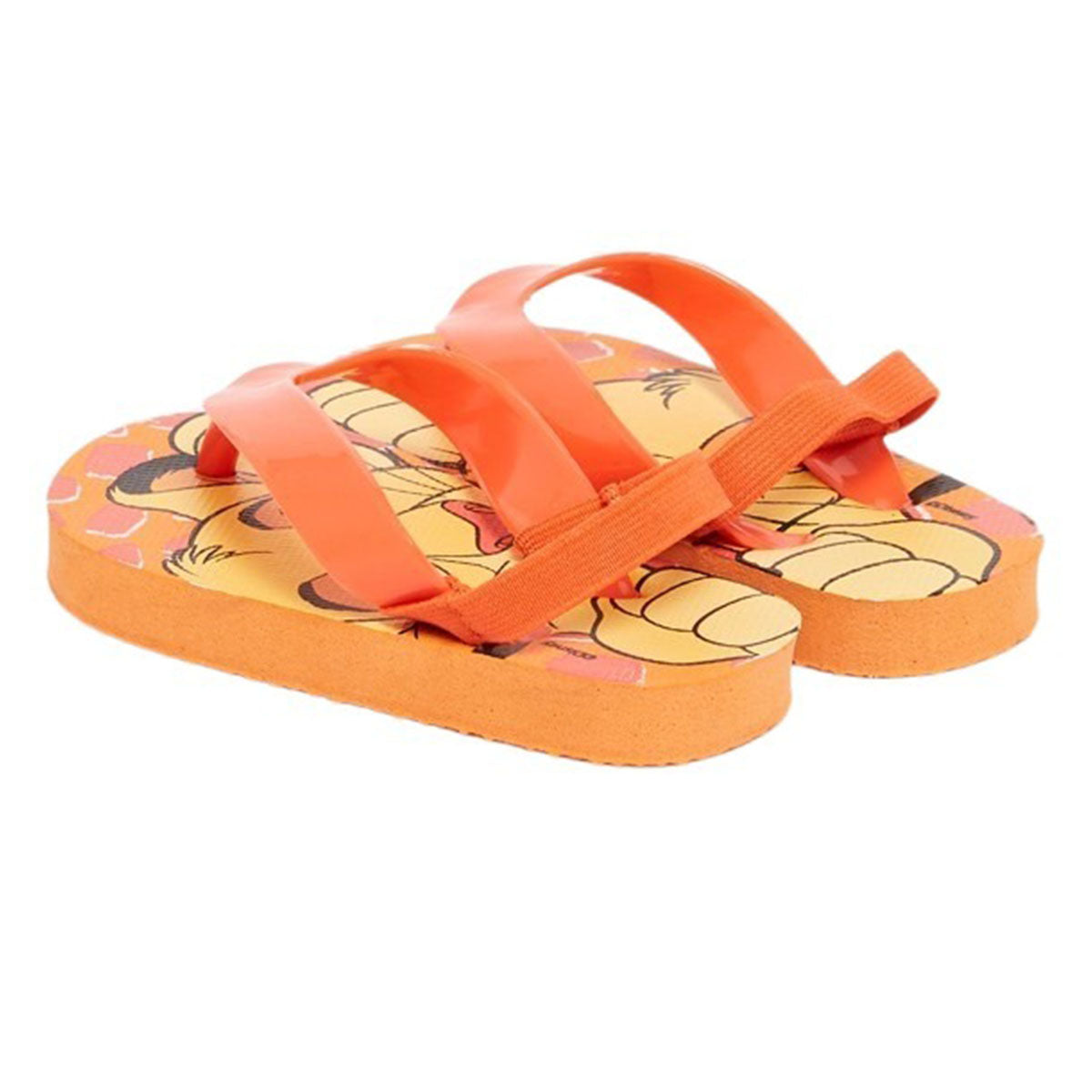 Tong Le Roi Lion - 19/20 Garçon - Enfant - Orange - 100% polyéthylène - TOP Pvc - TrendyFlair