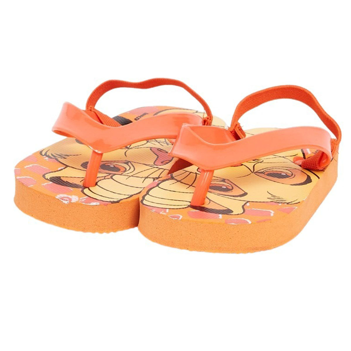 Tong Le Roi Lion - 19/20 Garçon - Enfant - Orange - 100% polyéthylène - TOP Pvc - TrendyFlair
