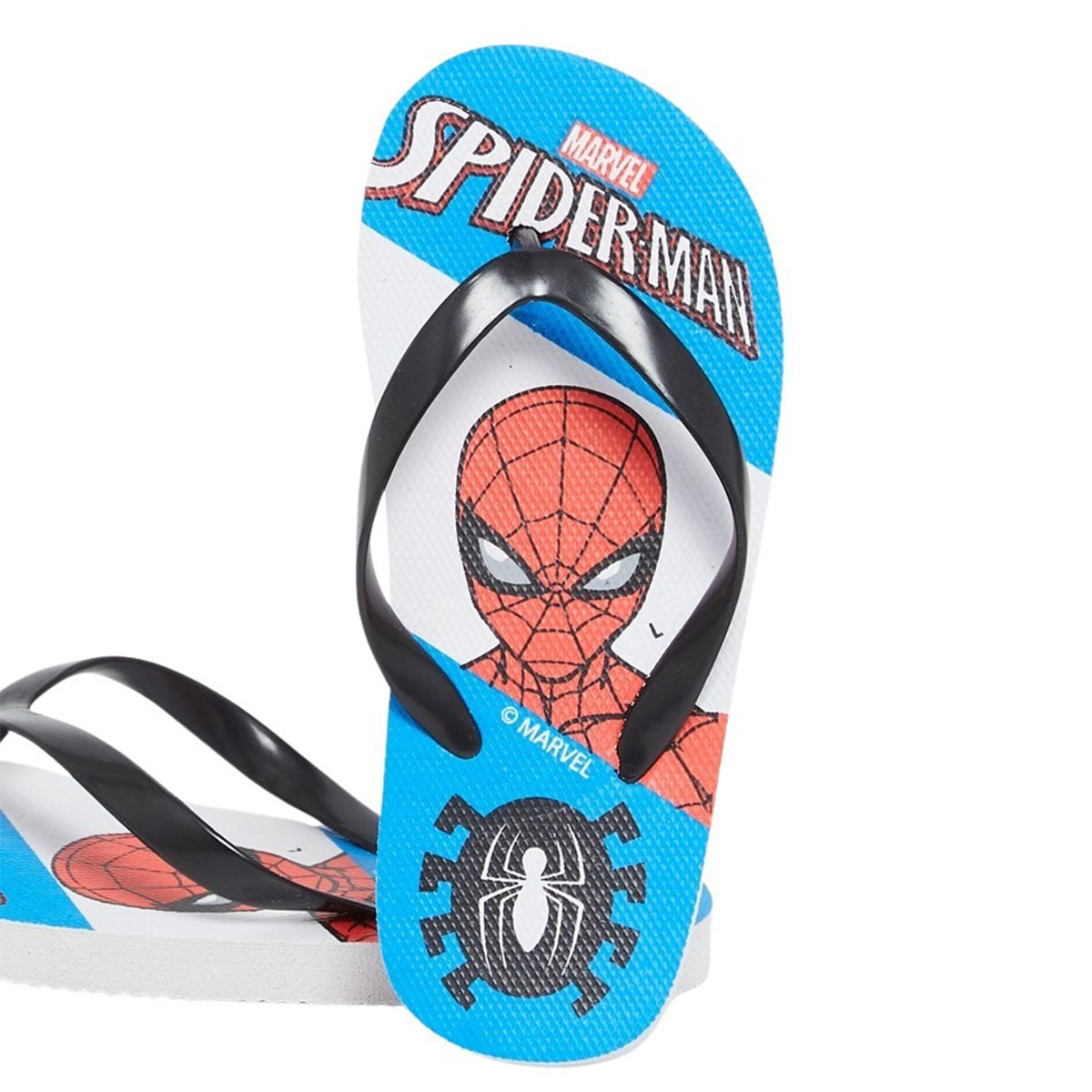 Tong Spiderman du 26 au 33 - 26/27 Garçon - Enfant - Noir - SOLE: 100% polyéthylène, 13 MM; 100% Pvc - TrendyFlair