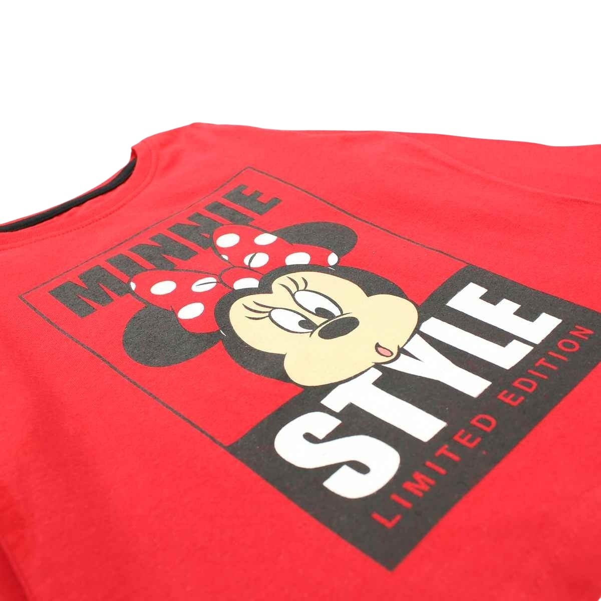 T-Shirt Minnie - 5A Fille - Enfant - Rouge - 100 % Coton - TrendyFlair