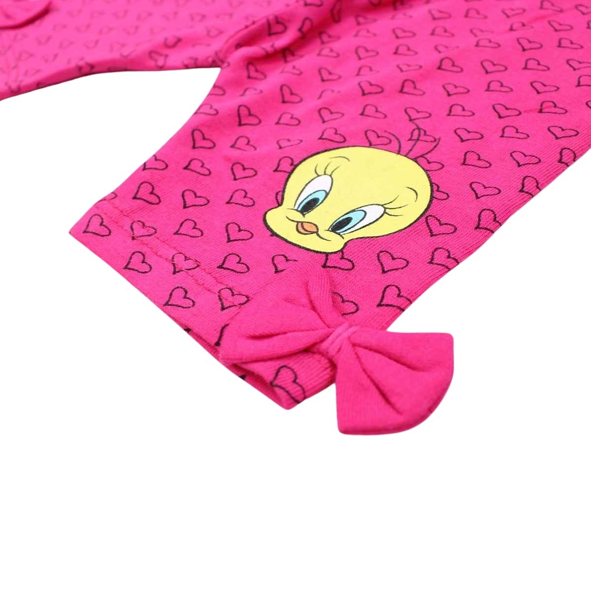 Ensemble bébé Titi - 6M Bébé Fille - Enfant - Fushia - Haut: 100 % Coton - Bas: 95 % Coton - 5 % Élasthanne - TrendyFlair