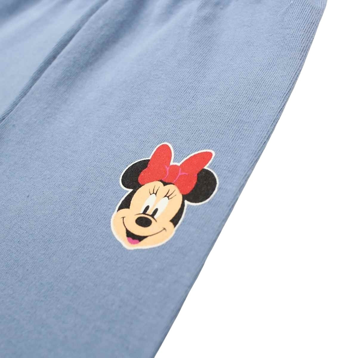 Ensemble bébé Minnie - 6M Bébé Fille - Enfant - Bleu - Haut: 100 % Coton - Bas: 95 % Coton - 5 % Élasthanne - TrendyFlair