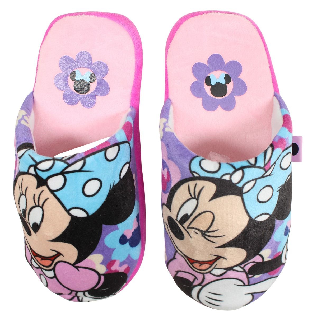 Pantoufle Minnie - 28 Fille - Enfant - Fushia - 100%Polyester - TrendyFlair