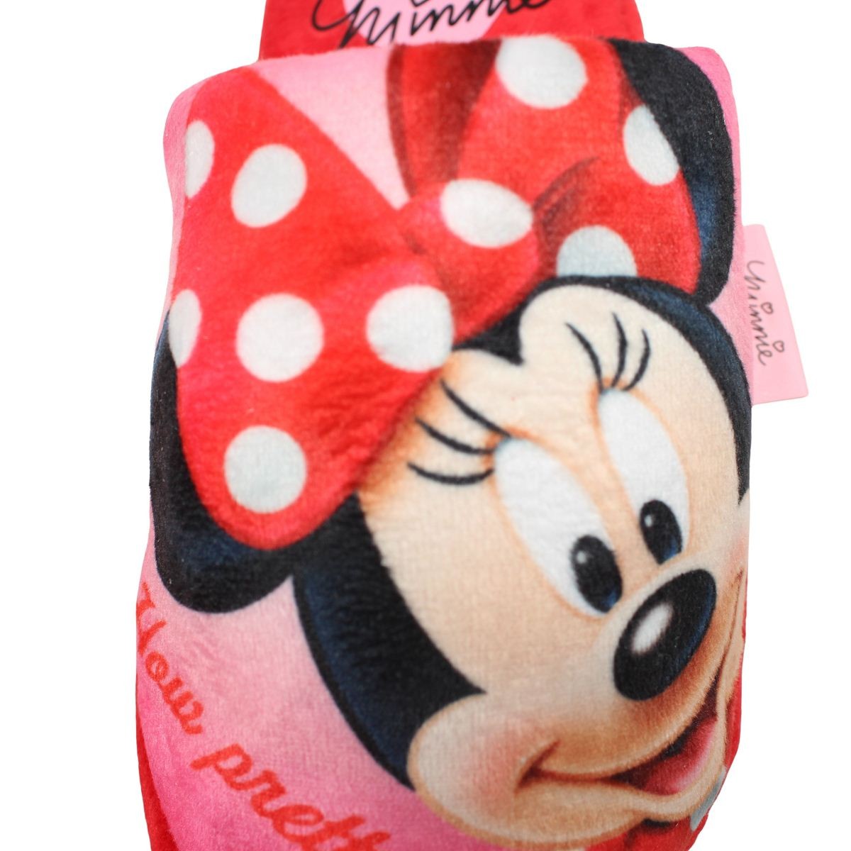 Pantoufle Minnie - 28 Fille - Enfant - Rouge - 100%Polyester - TrendyFlair