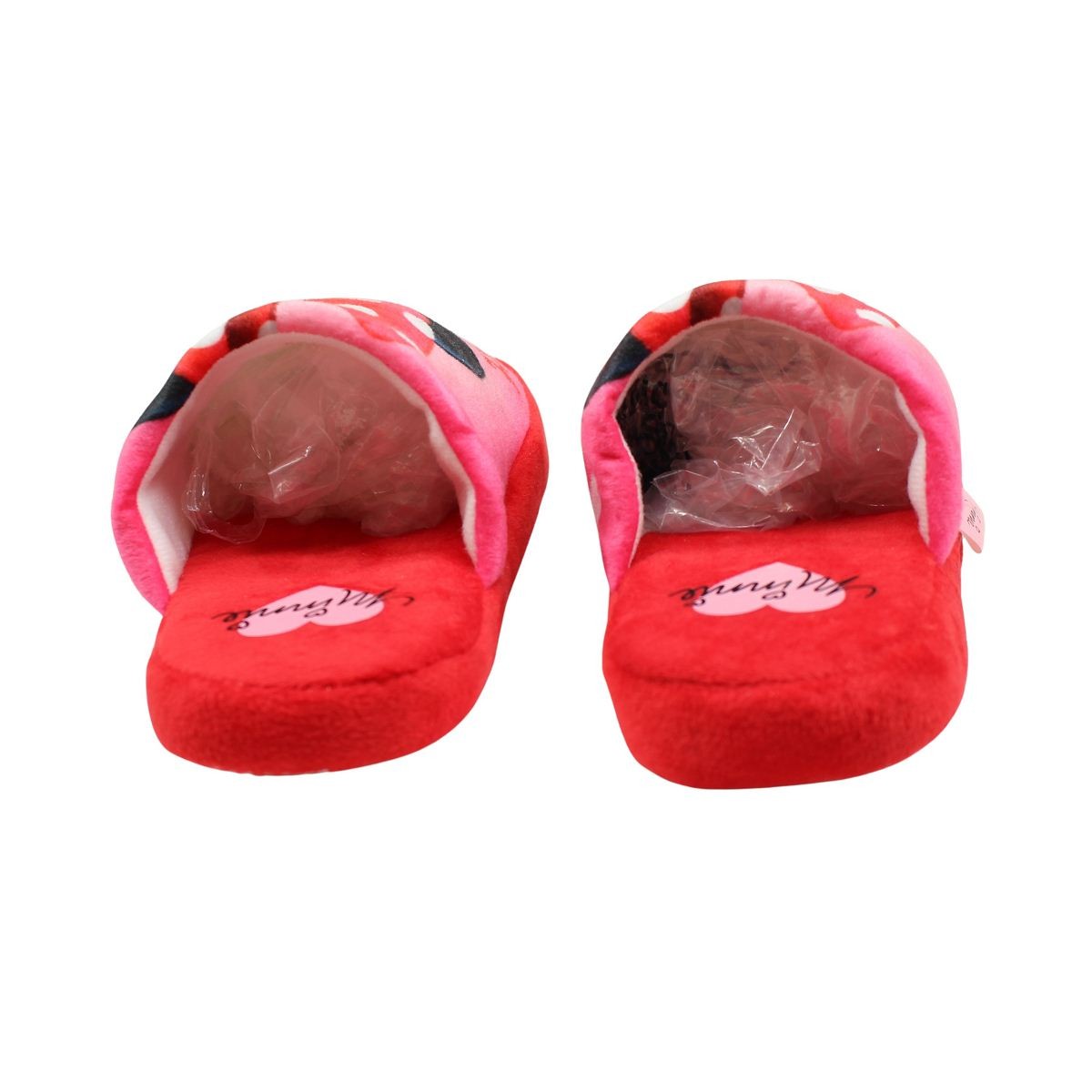 Pantoufle Minnie - 28 Fille - Enfant - Rouge - 100%Polyester - TrendyFlair