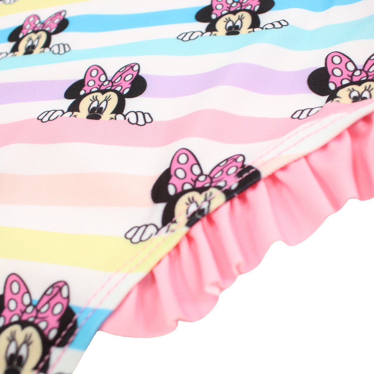 Maillot de bain Minnie - 6/7A Fille - Enfant - Rose - 88%Polyester, 12% Élasthanne, 200gsm - TrendyFlair