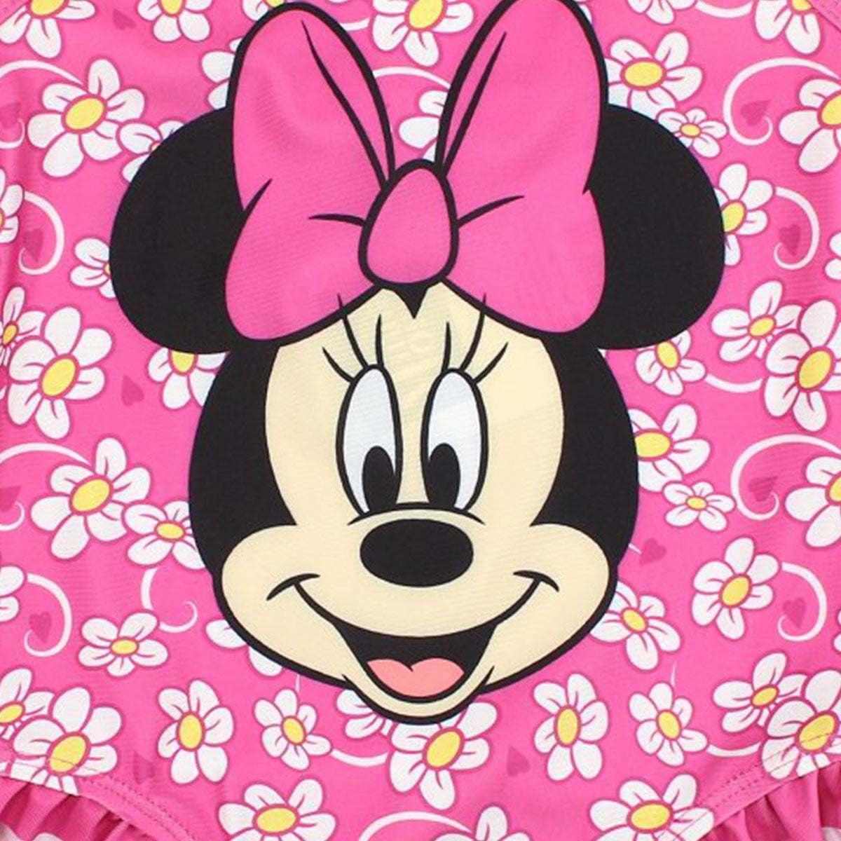 Maillot de bain Minnie - 6/7A Fille - Enfant - Rose - 88%Polyester, 12% Élasthanne, 200gsm - TrendyFlair