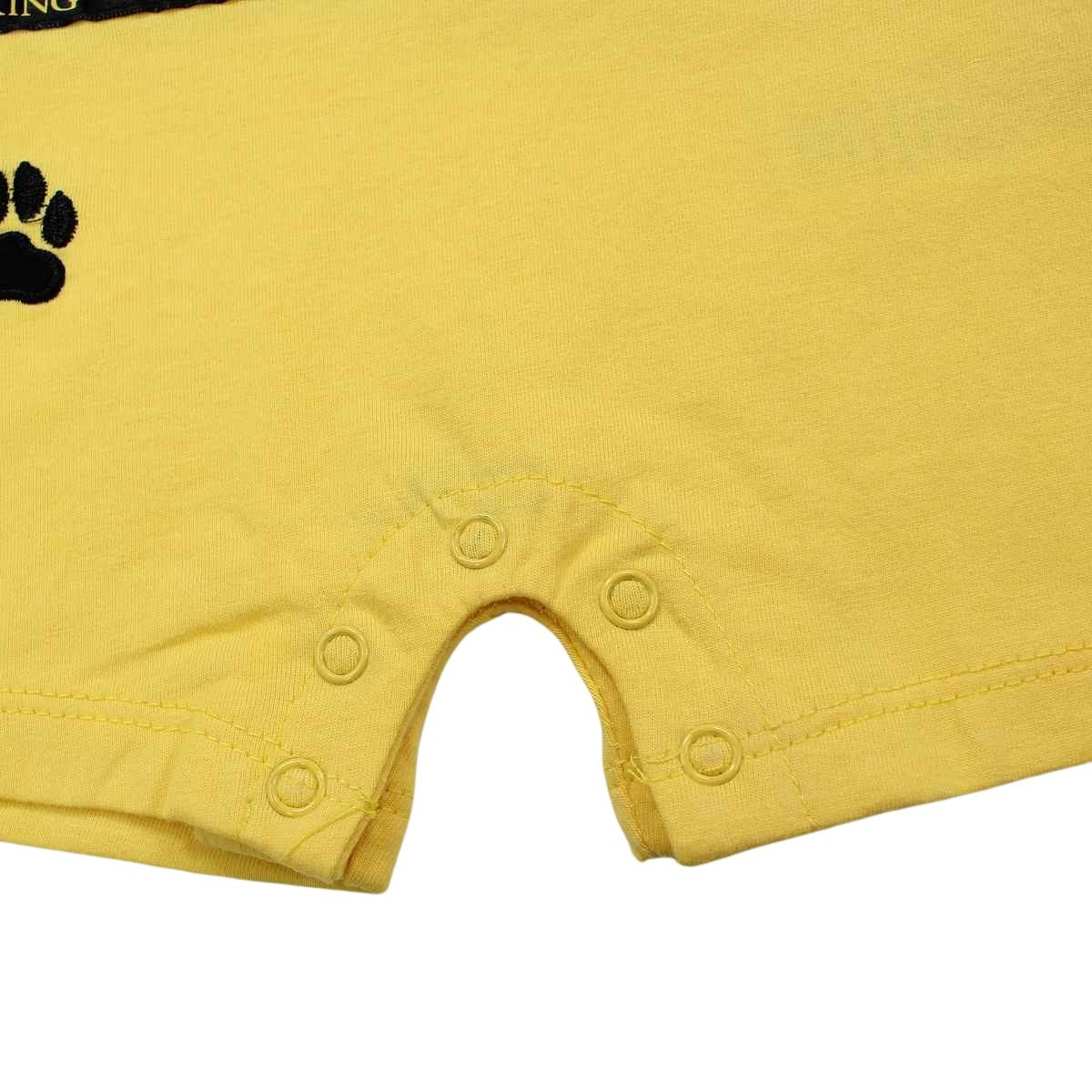 Combishort bébé Le roi Lion - 3M Bébé Garçon - Enfant - Jaune - 100 % Coton - 180 GSM - TrendyFlair