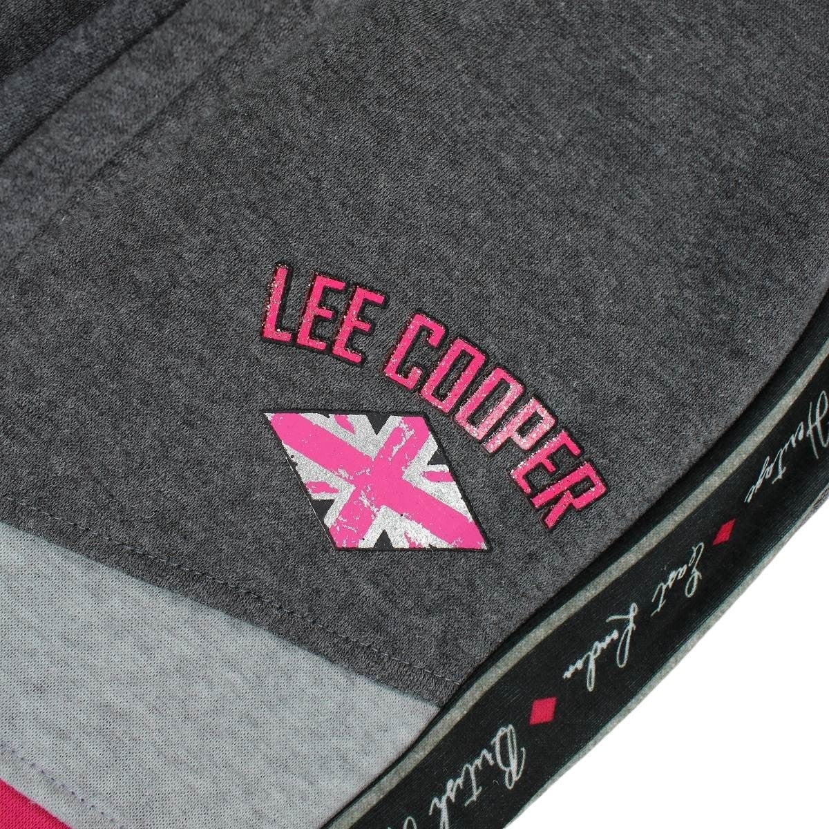 Pantalon de jogging Lee Cooper - 10A Fille - Enfant - Gris - 100% Polyester - TrendyFlair