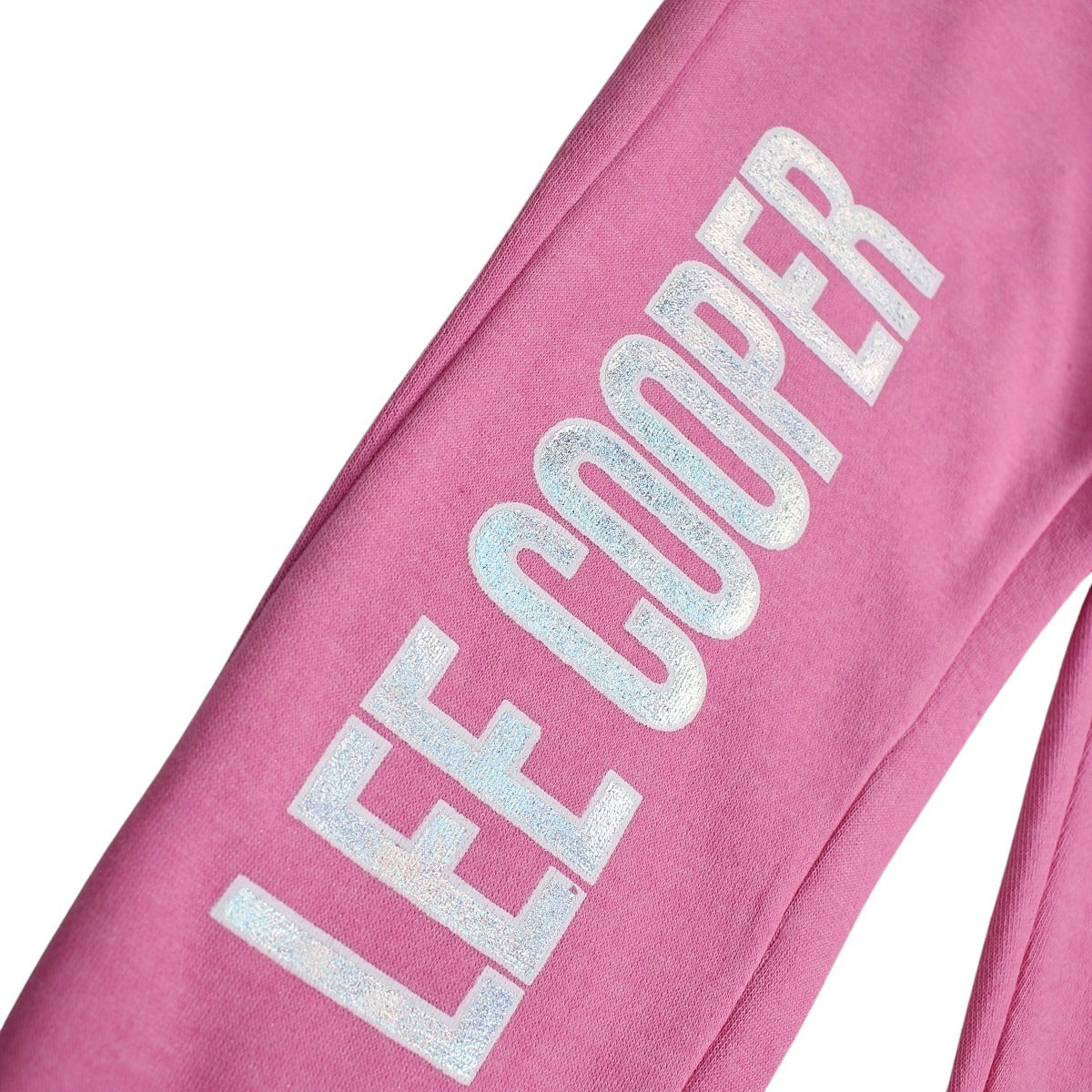 Pantalon de jogging fille Lee Cooper - 4A Fille - Enfant - Rose - 60 % Coton - 40 % Polyester - TrendyFlair