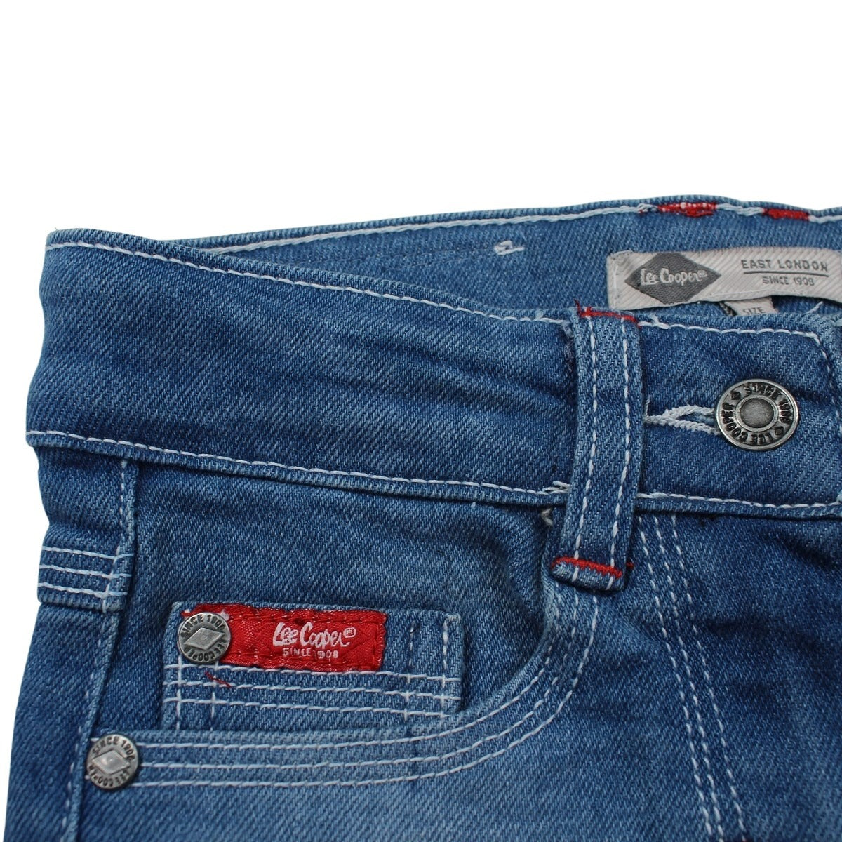 Short Lee Cooper - 6A Fille - Enfant - Bleu - 98 % Coton - 2 % Élasthanne - TrendyFlair