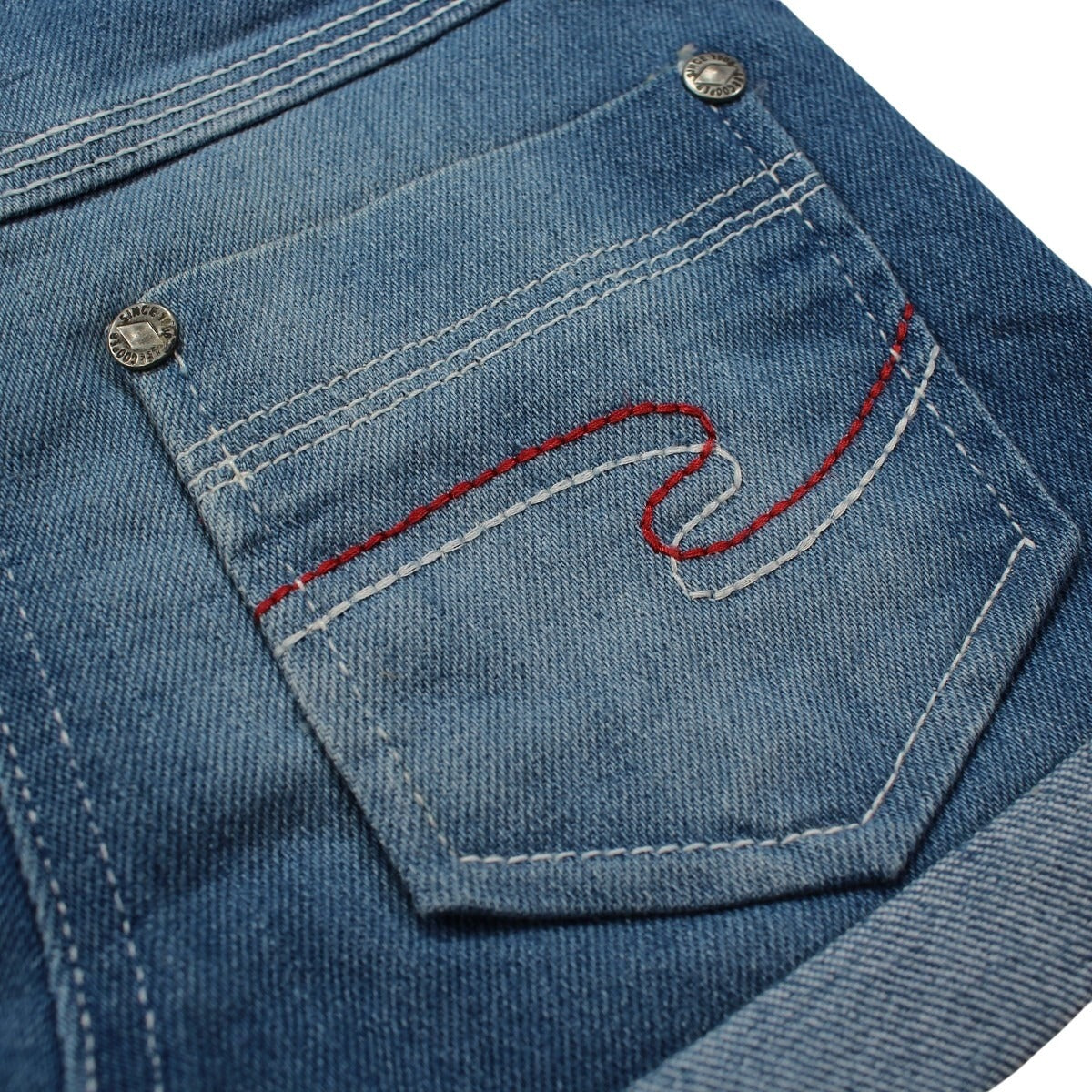 Short Lee Cooper - 6A Fille - Enfant - Bleu - 98 % Coton - 2 % Élasthanne - TrendyFlair