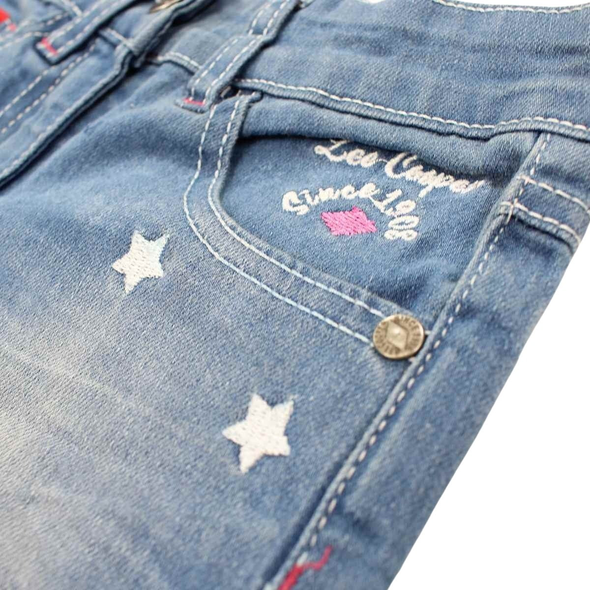 Short Lee Cooper - 4A Fille - Enfant - Bleu - 98 % Coton - 2 % Élasthanne - TrendyFlair