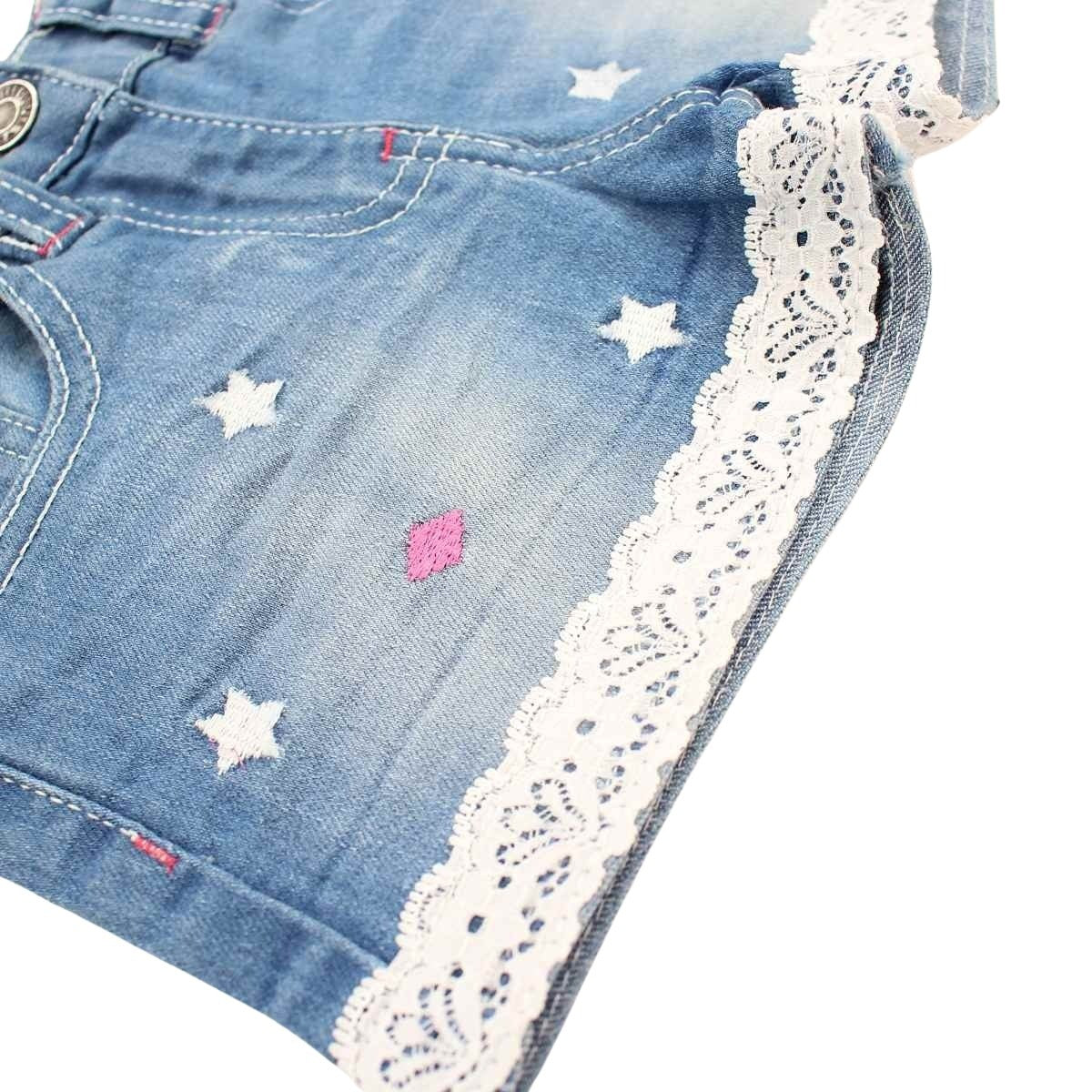 Short Lee Cooper - 4A Fille - Enfant - Bleu - 98 % Coton - 2 % Élasthanne - TrendyFlair