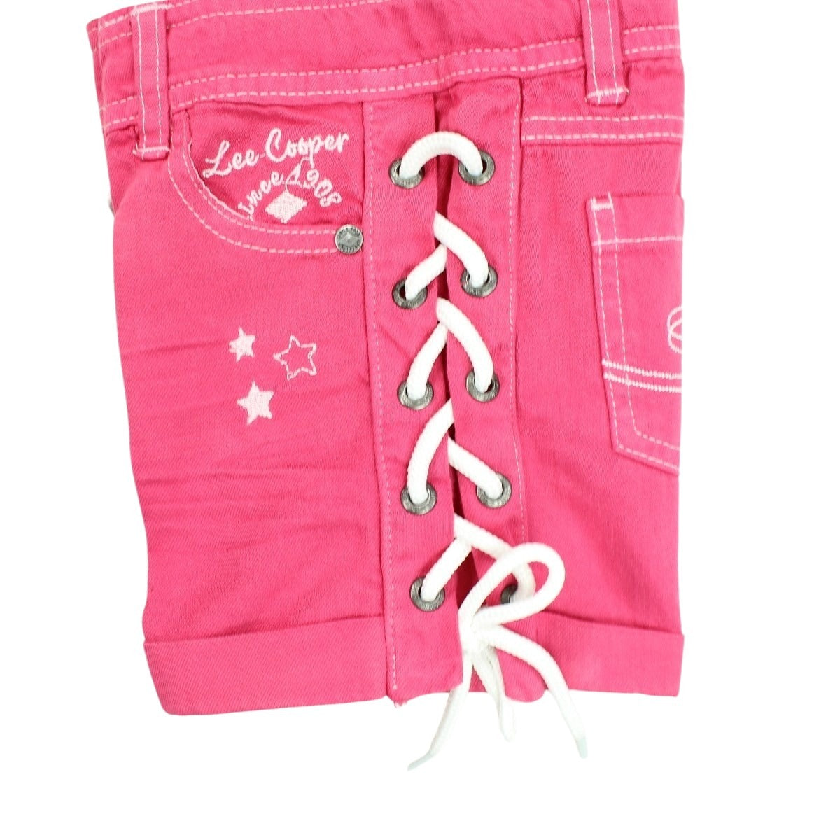 Short Lee Cooper - 6A Fille - Enfant - Rose - Coton /ELASTAN - TrendyFlair
