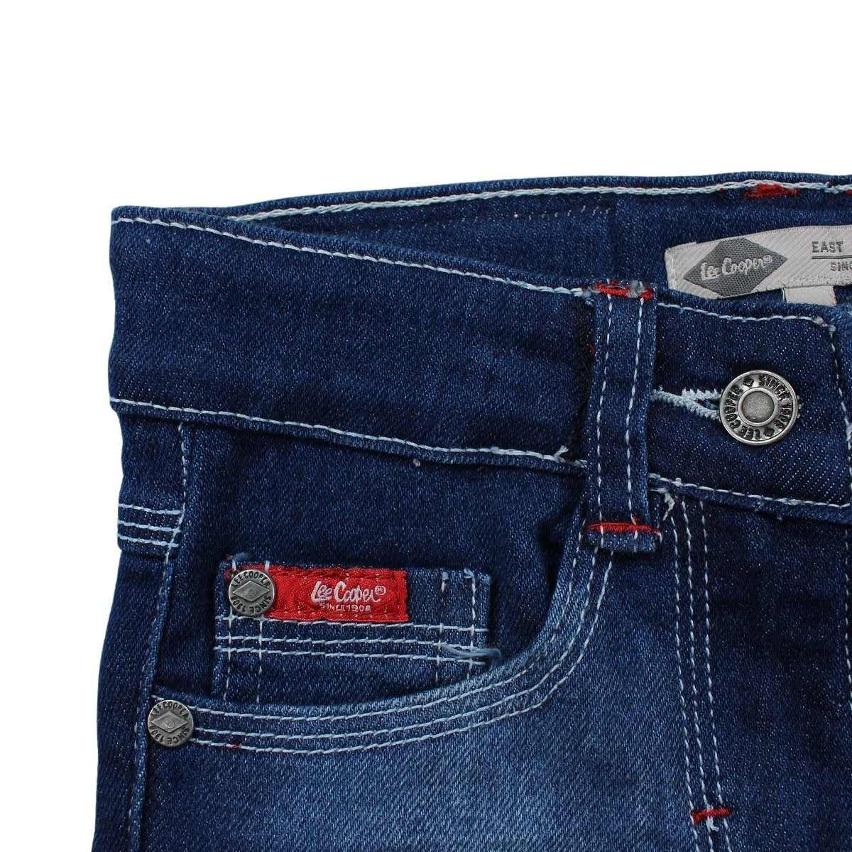 Short Lee Cooper - 6A Fille - Enfant - Marine - 98 % Coton - 2 % Élasthanne - TrendyFlair