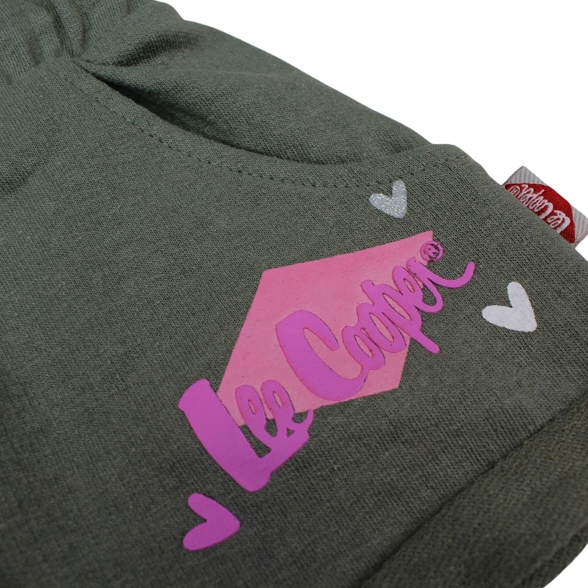 Short fille Lee Cooper - 6A Fille - Enfant - Kaki - 90 % Coton - 10 % viscose - TrendyFlair