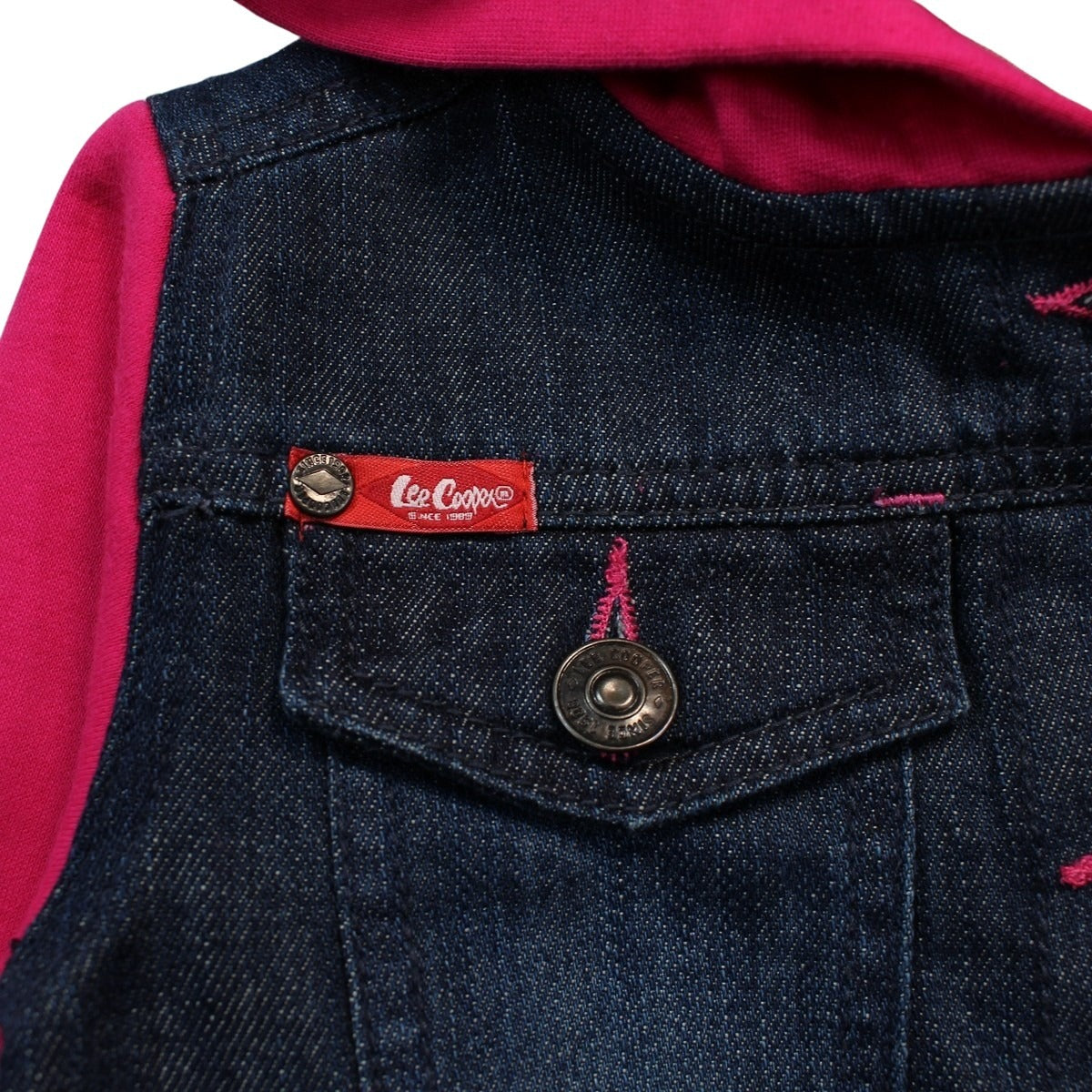 Veste à capuche Lee Cooper Kids - 6A Fille - Enfant - Fushia - 100 % Coton - TrendyFlair