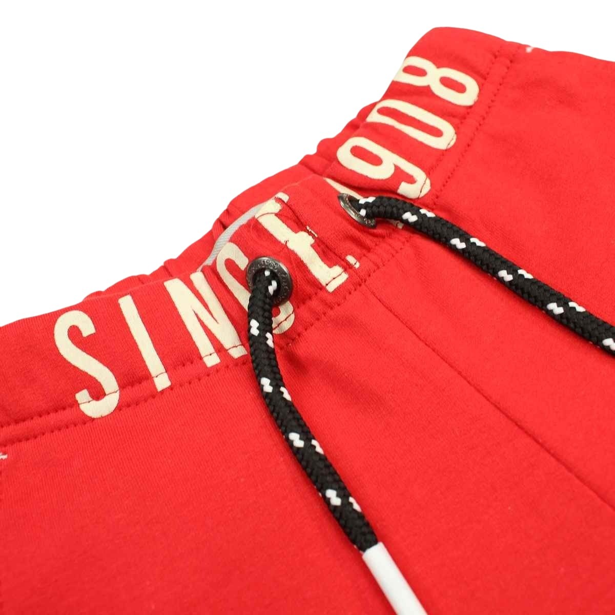 Bermuda Lee Cooper - 6A Garçon - Enfant - Rouge - 100 % Coton - TrendyFlair