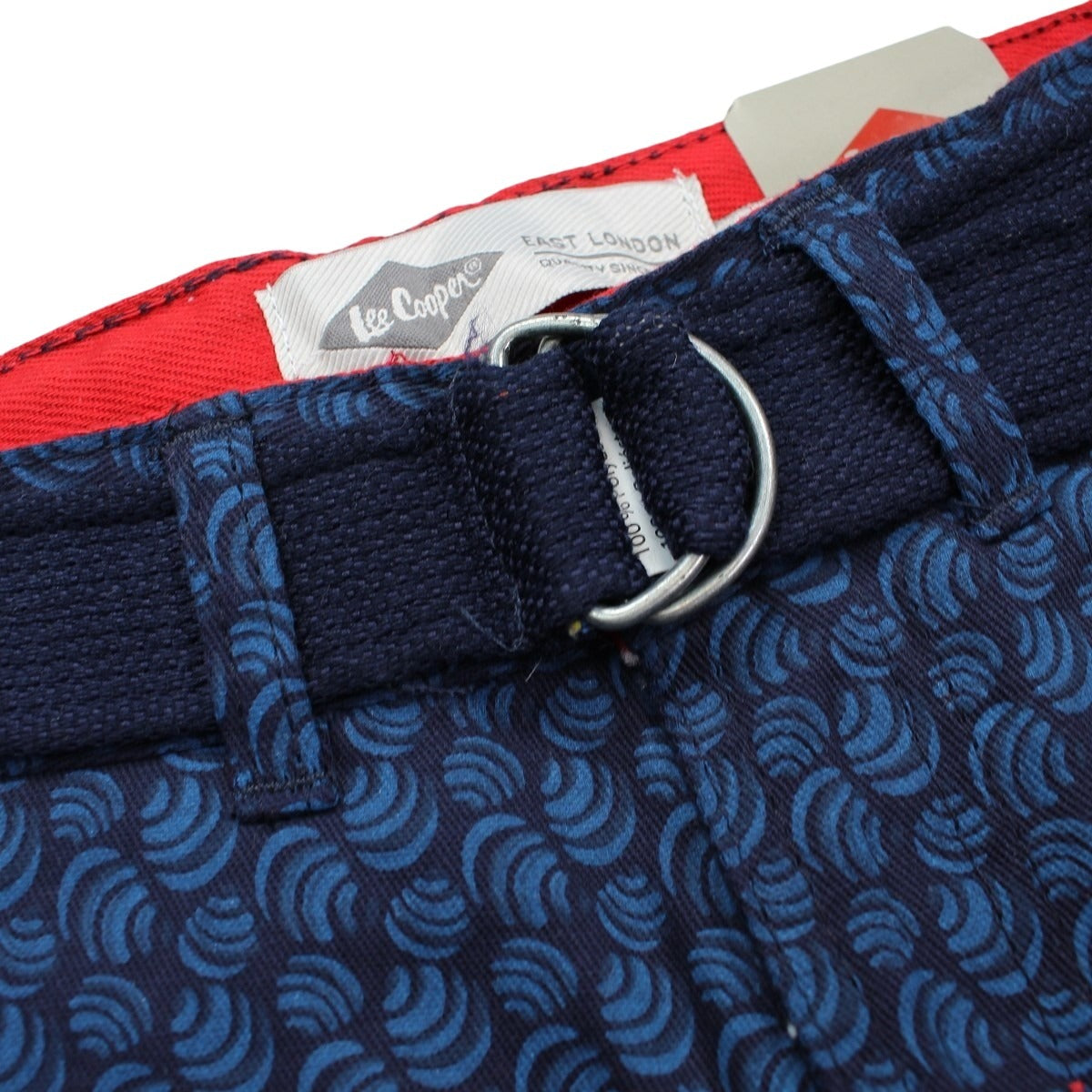 Bermuda Lee Cooper - 6A Garçon - Enfant - Marine - 100% Coton Twill - TrendyFlair