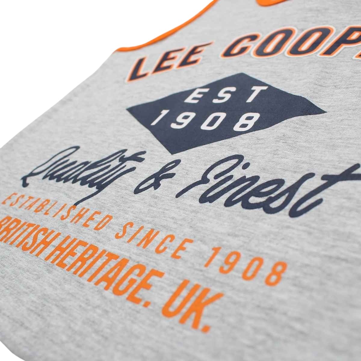 Ensemble Lee Cooper - 4A Garçon - Enfant - Gris - 100 % Coton - T-Shirt gris: 95 % Coton - 5 % viscose - TrendyFlair