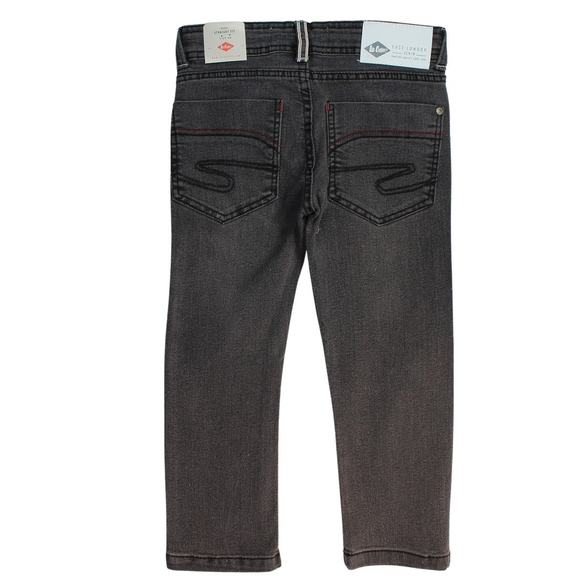 Pantalon Jeans garcon Lee Cooper - 4A Garçon - Enfant - Gris - 70 % Coton - 18 % Polyester - 10 % viscose - 2 % Élasthanne - TrendyFlair