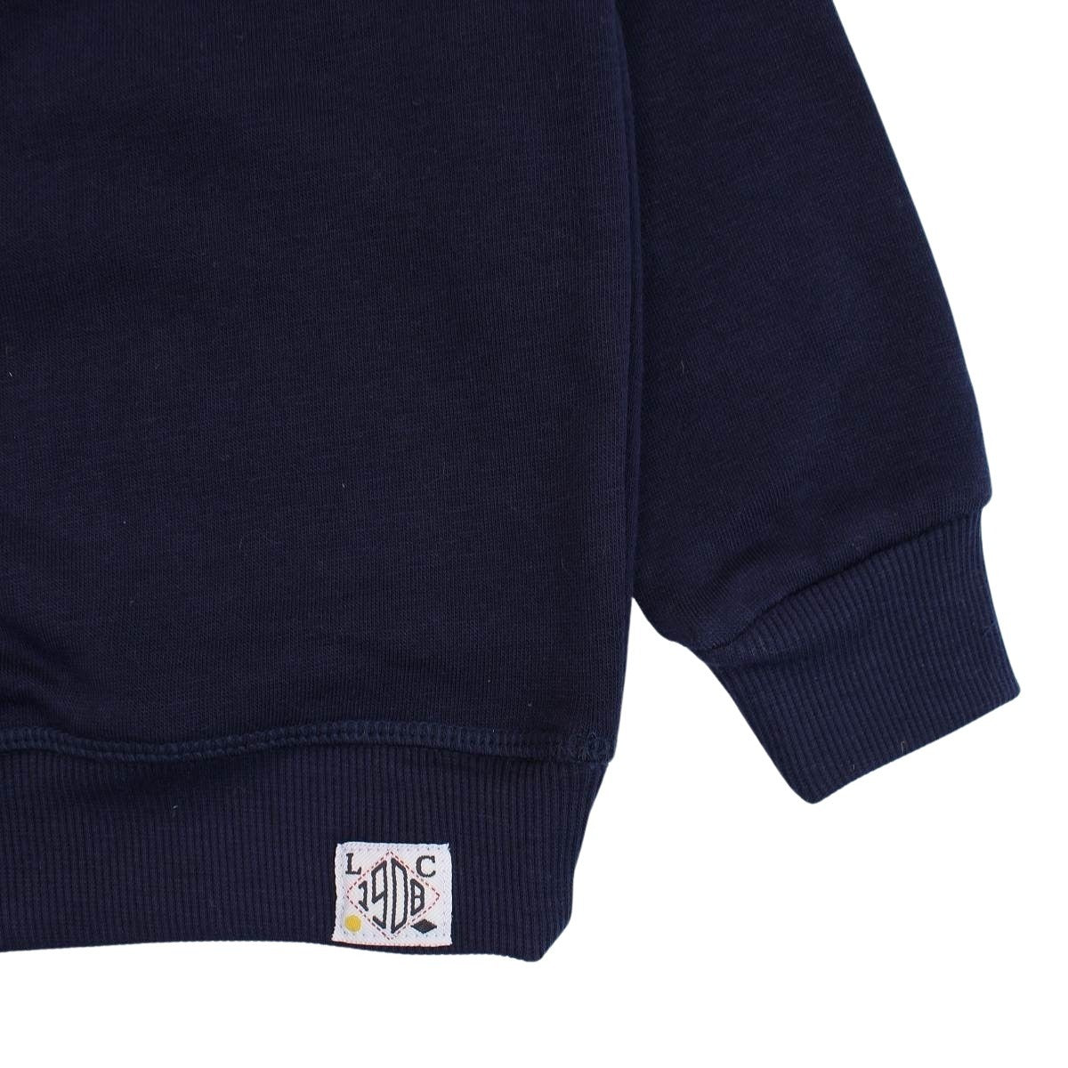 Sweat Lee Cooper - 6A Garçon - Enfant - Marine - 100 % Polyester - TrendyFlair