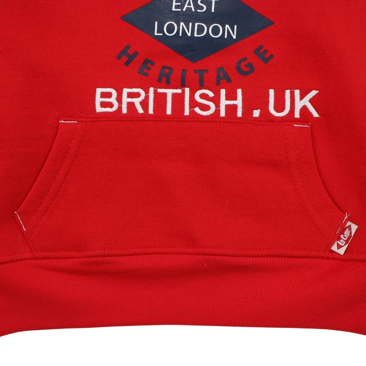 Sweat Lee Cooper - 6A Garçon - Enfant - Rouge - 60% Coton/40% Polyester, Fleece, 280GSM - TrendyFlair