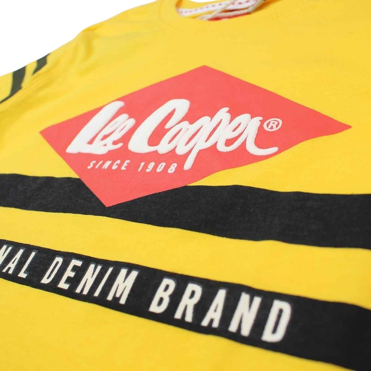T-Shirt Lee Cooper - 4A Garçon - Enfant - Jaune - 100 % Coton - TrendyFlair