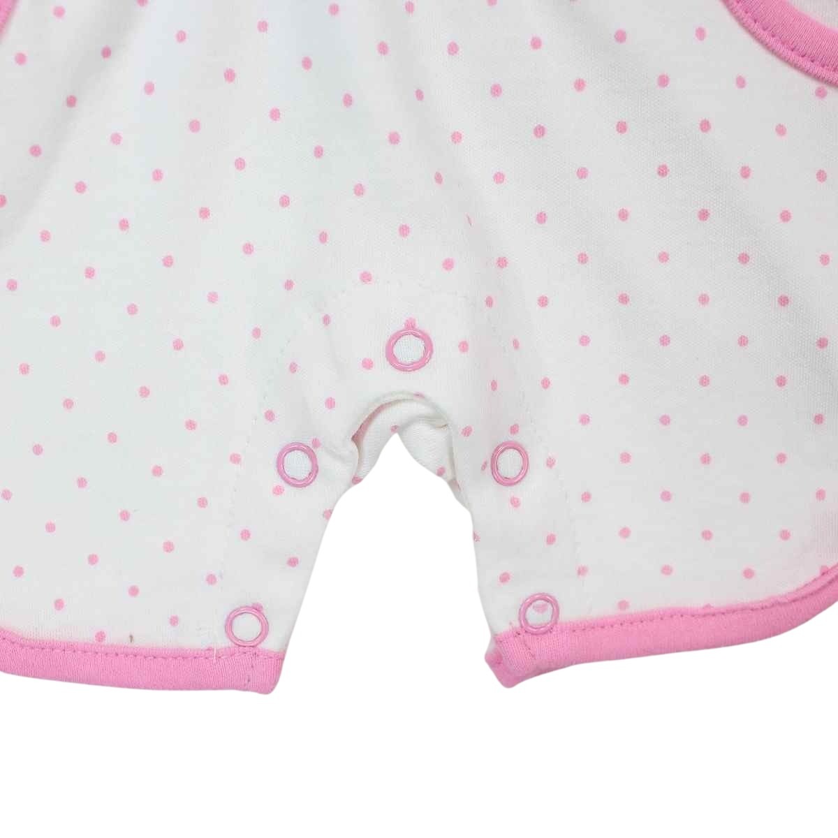 Combishort Lee Cooper - 1M Bébé Fille - Enfant - Blanc - 100 % Coton - Interlock 180 g/m² - TrendyFlair