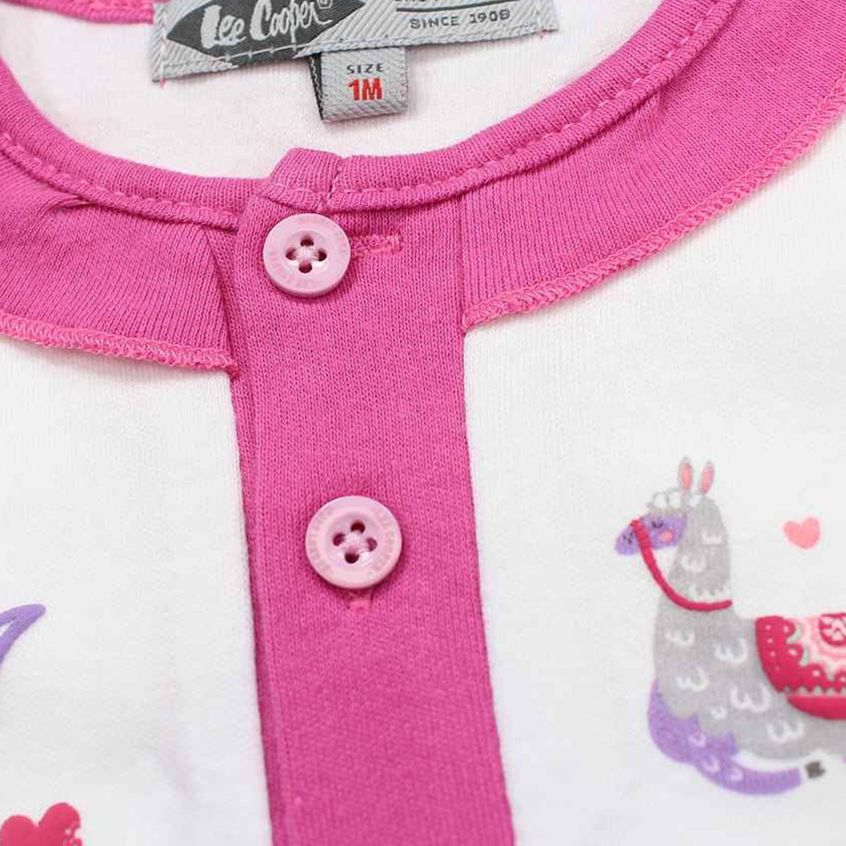 Ensemble bebe Lee Cooper - 1M Bébé Fille - Enfant - Blanc - 60 % Coton - 40 % Polyester - TrendyFlair