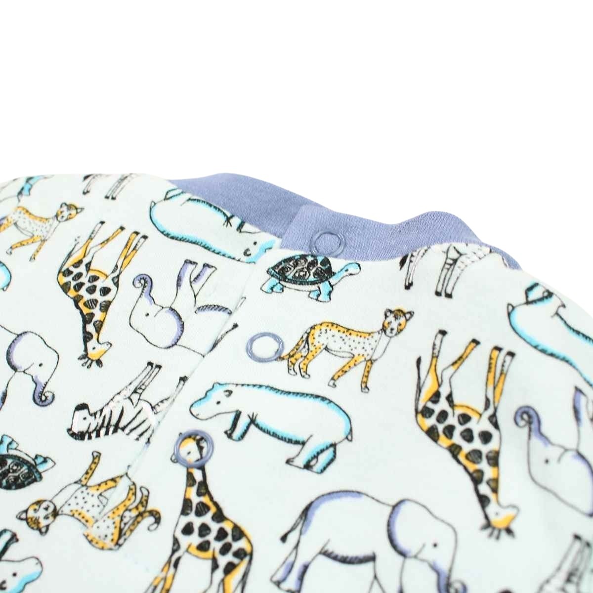 Combishort Lee Cooper - 1M Bébé Garçon - Enfant - Bleu - 100 % Coton - Interlock 180 g/m² - TrendyFlair
