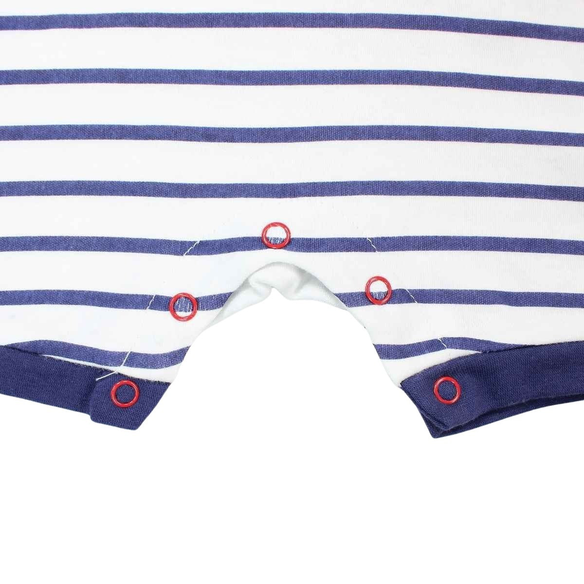 Combishort Lee Cooper - 1M Bébé Garçon - Enfant - Bleu - 100 % Coton - TrendyFlair