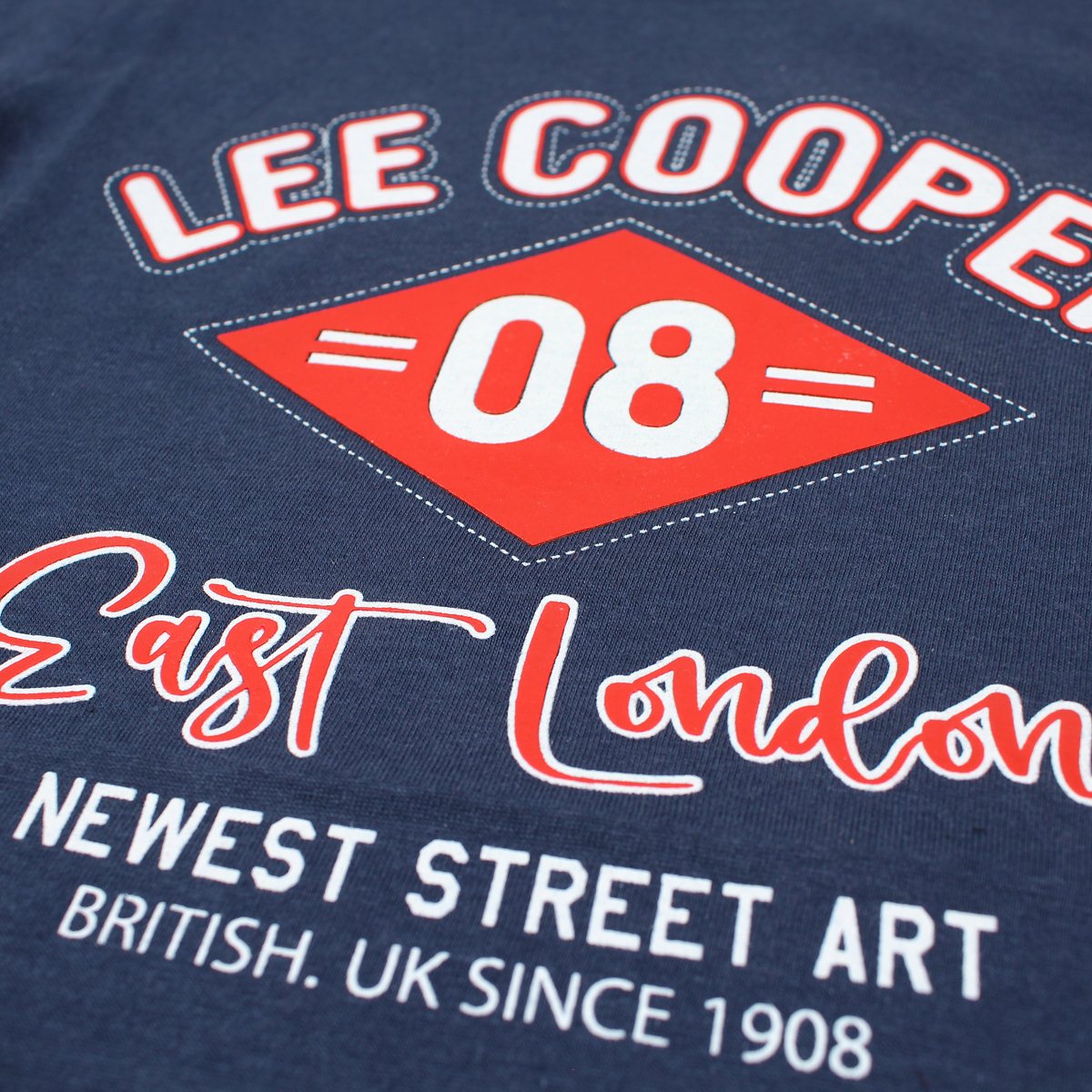 T-Shirt Lee Cooper - 6A Garçon - Enfant - Marine - 100% Coton - TrendyFlair