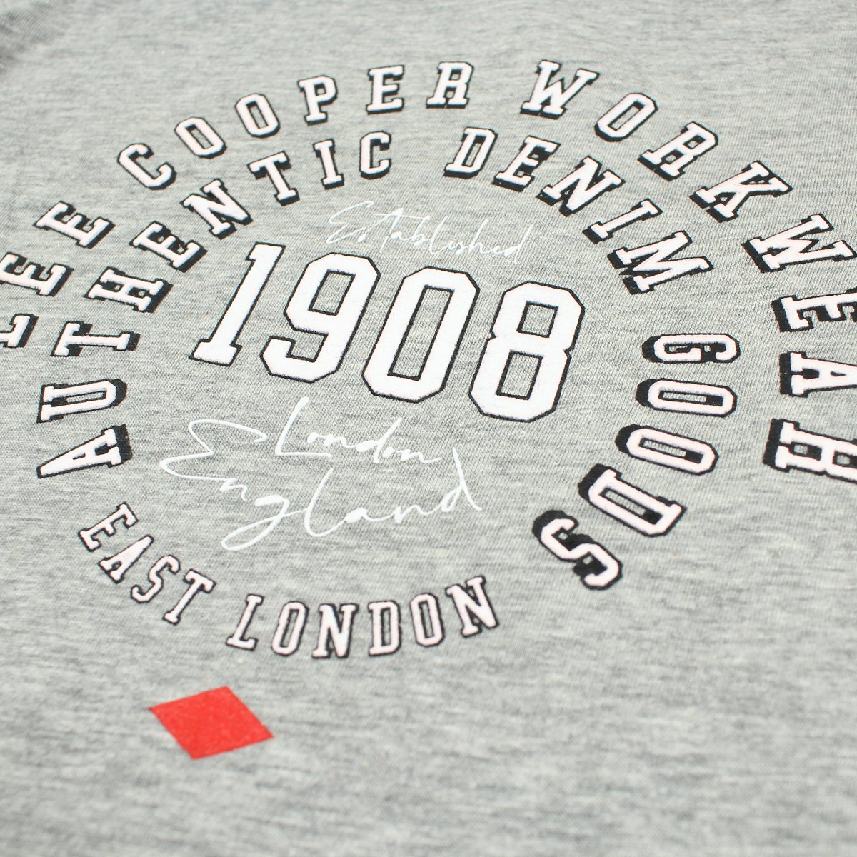 T-Shirt Lee Cooper - 6A Garçon - Enfant - Gris - 100% Coton - TrendyFlair