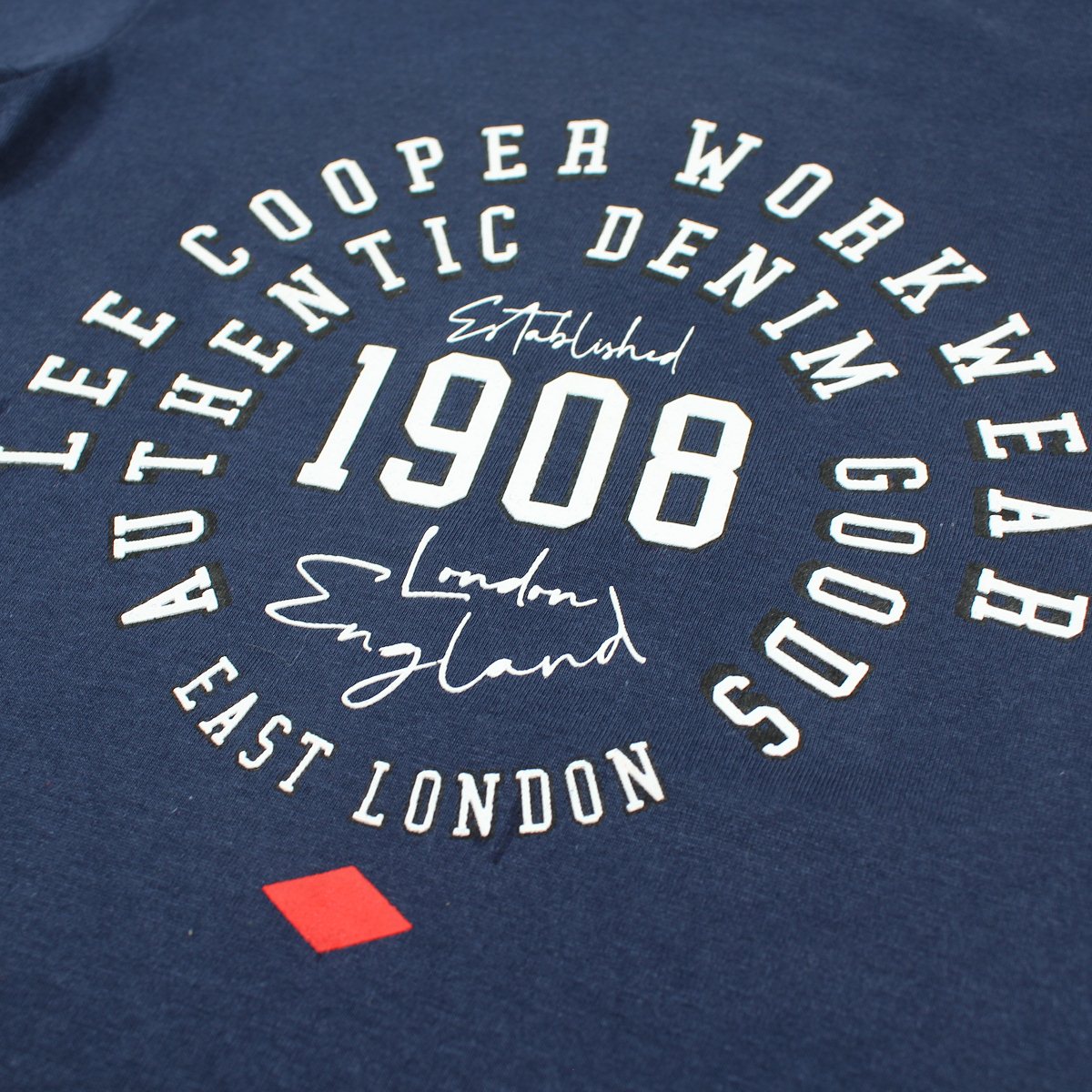 T-Shirt Lee Cooper - 6A Garçon - Enfant - Marine - 100% Coton - TrendyFlair