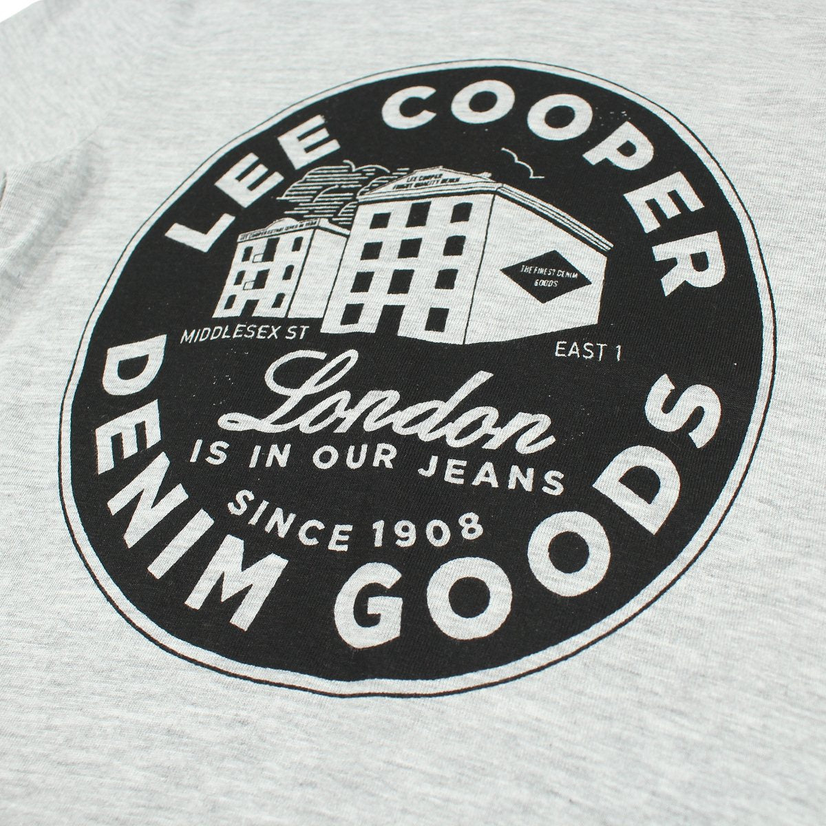 T-Shirt Lee Cooper - 6A Garçon - Enfant - Gris - 100% Coton - TrendyFlair