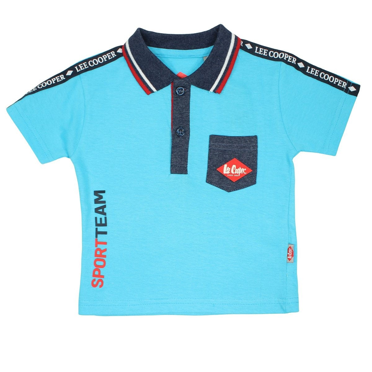 Ensemble bébé Lee Cooper - 6M Bébé Garçon - Enfant - Bleu - 60% Coton 40% Polyester - TrendyFlair