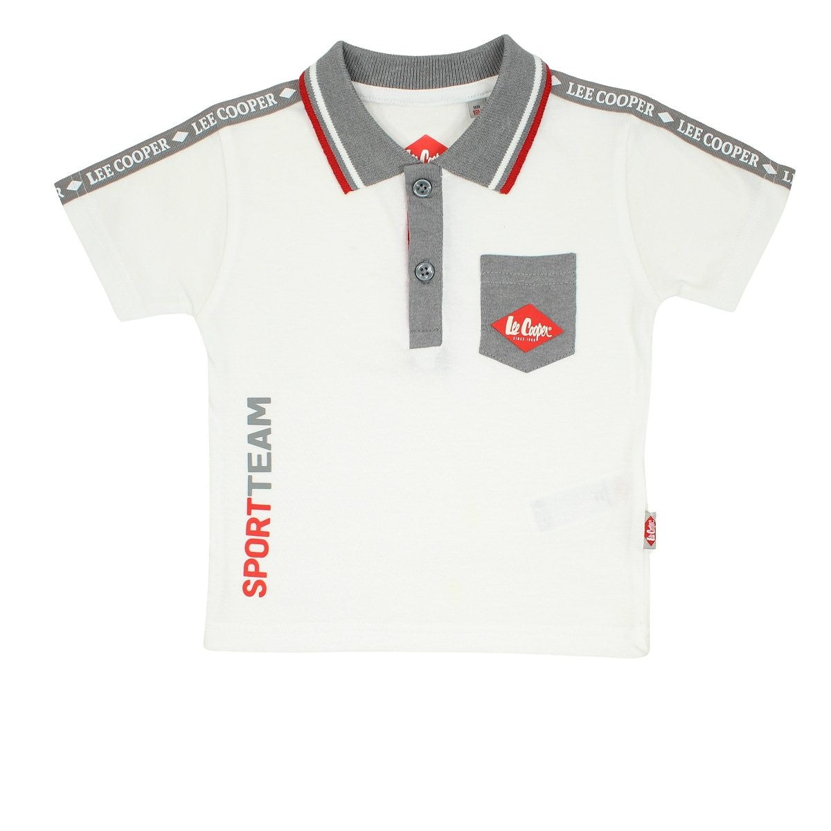 Ensemble bébé Lee Cooper - 6M Bébé Garçon - Enfant - Blanc - 60% Coton 40% Polyester - TrendyFlair