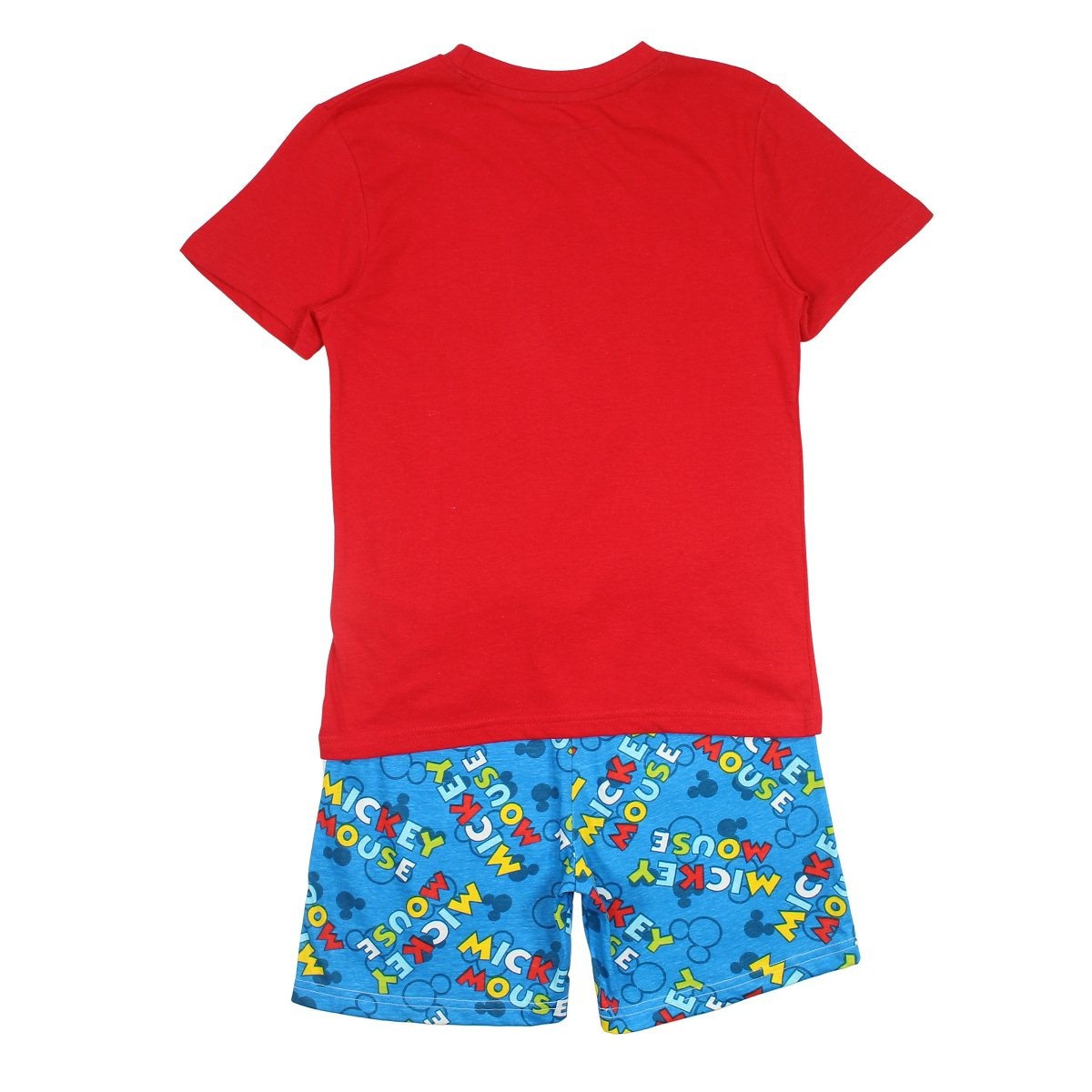 Ensemble Mickey - 3A Garçon - Enfant - Rouge - 100% Coton 160 GSM SJ, MELANGE: 93%Coton, 7%Polyester. - TrendyFlair