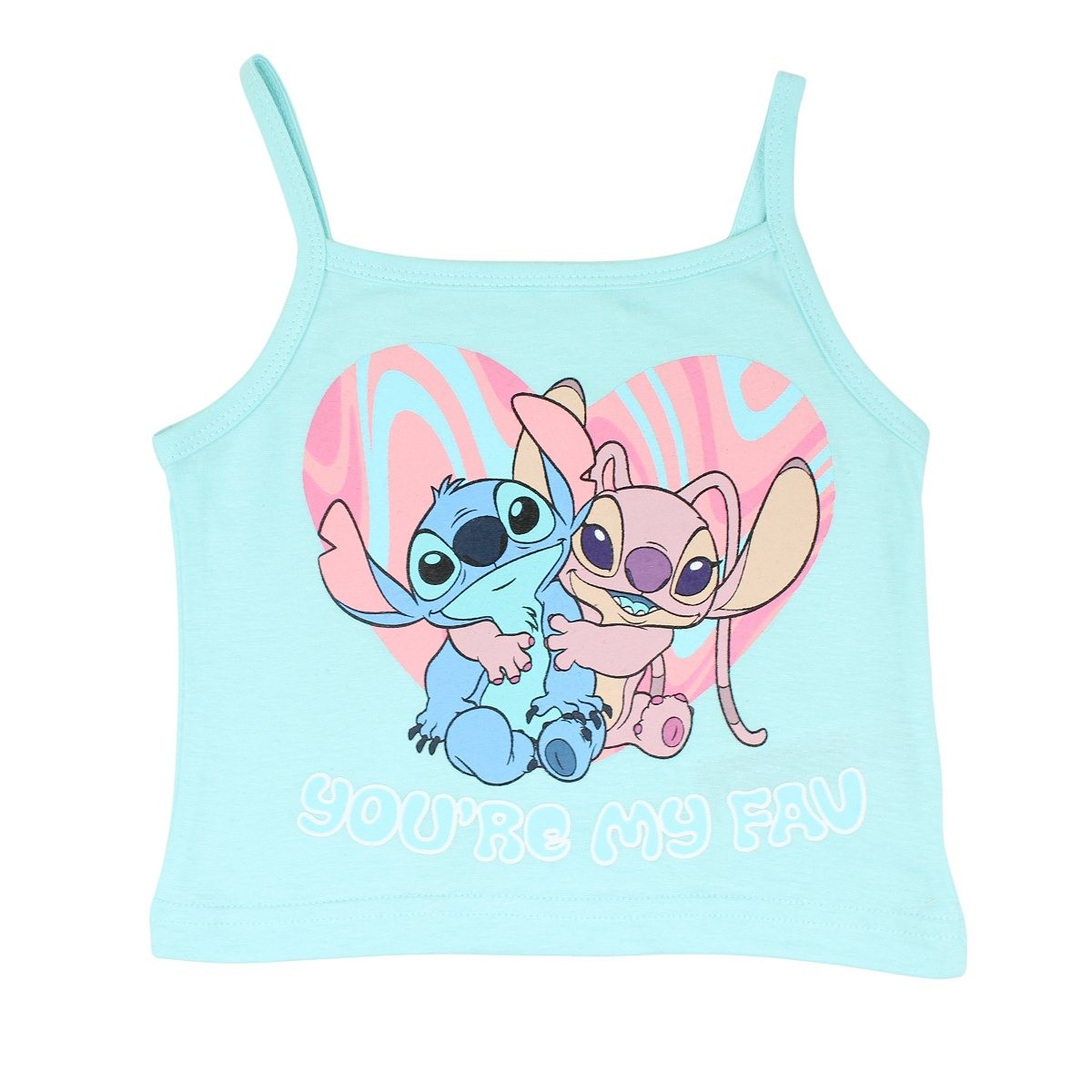 Ensemble Lilo et Stitch - 3A Fille - Enfant - Bleu - 100% Coton, 160 GSM SJ - TrendyFlair