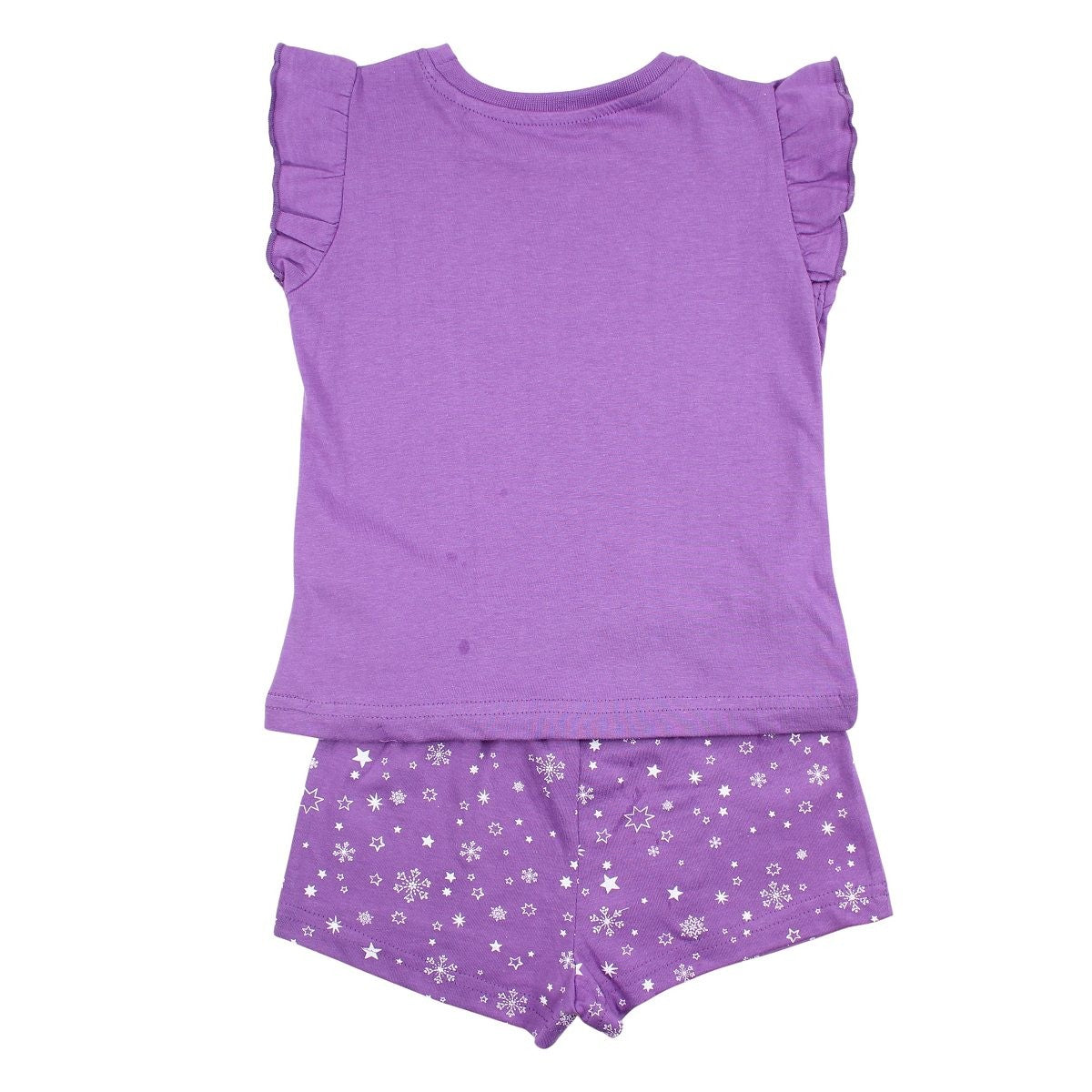 Ensemble La Reine des neiges - 3A Fille - Enfant - Violet - 100% Coton - 160 GSM - TrendyFlair