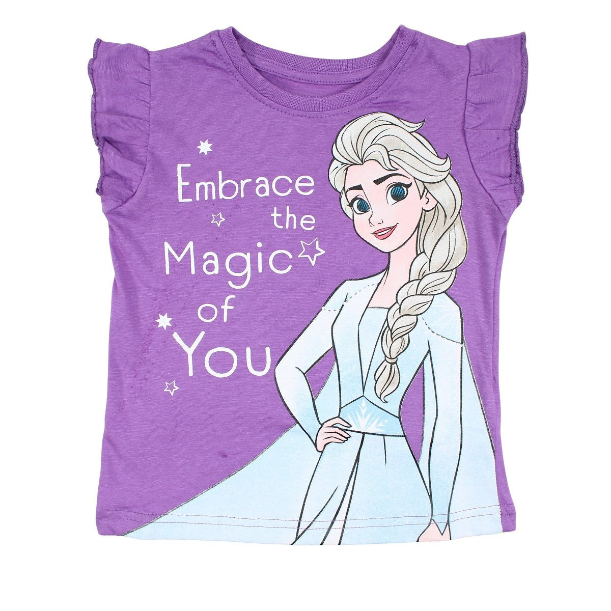 Ensemble La Reine des neiges - 3A Fille - Enfant - Violet - 100% Coton - 160 GSM - TrendyFlair
