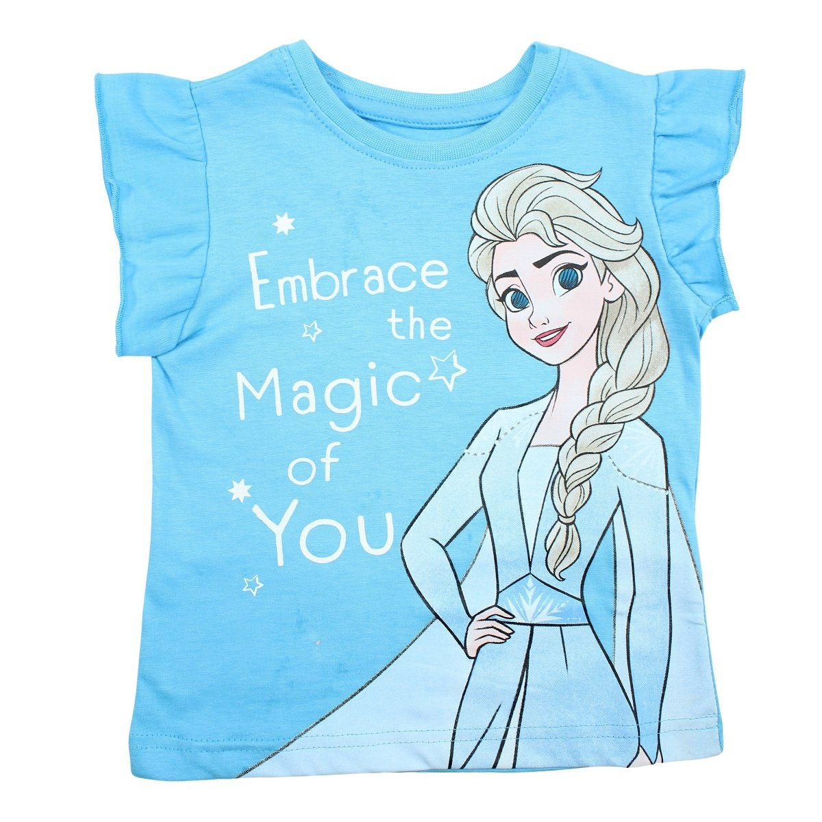 Ensemble La Reine des neiges - 3A Fille - Enfant - Bleu - 100% Coton - 160 GSM - TrendyFlair