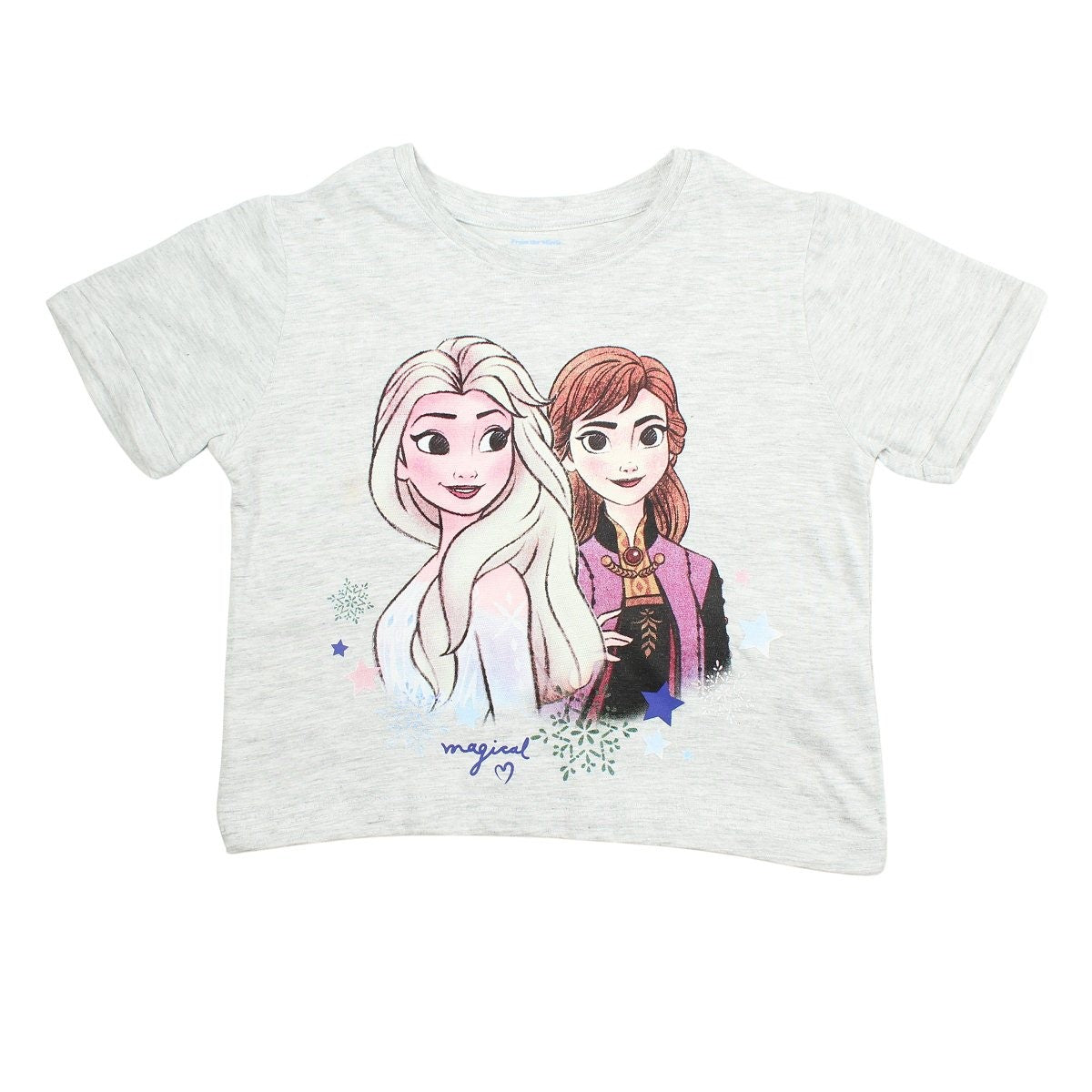 Ensemble La Reine des neiges - 3A Fille - Enfant - Gris - 100% Coton - 160 GSM - TrendyFlair