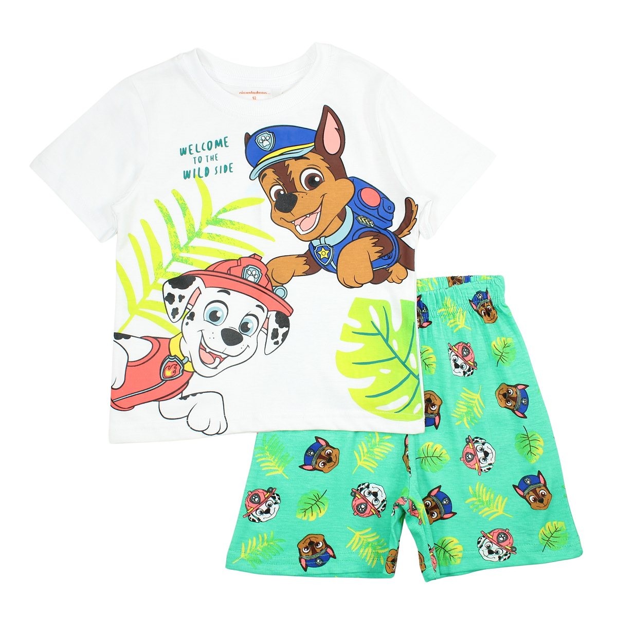 Ensemble Paw Patrol - 2A Garçon - Enfant - Blanc - 100% Coton - TrendyFlair