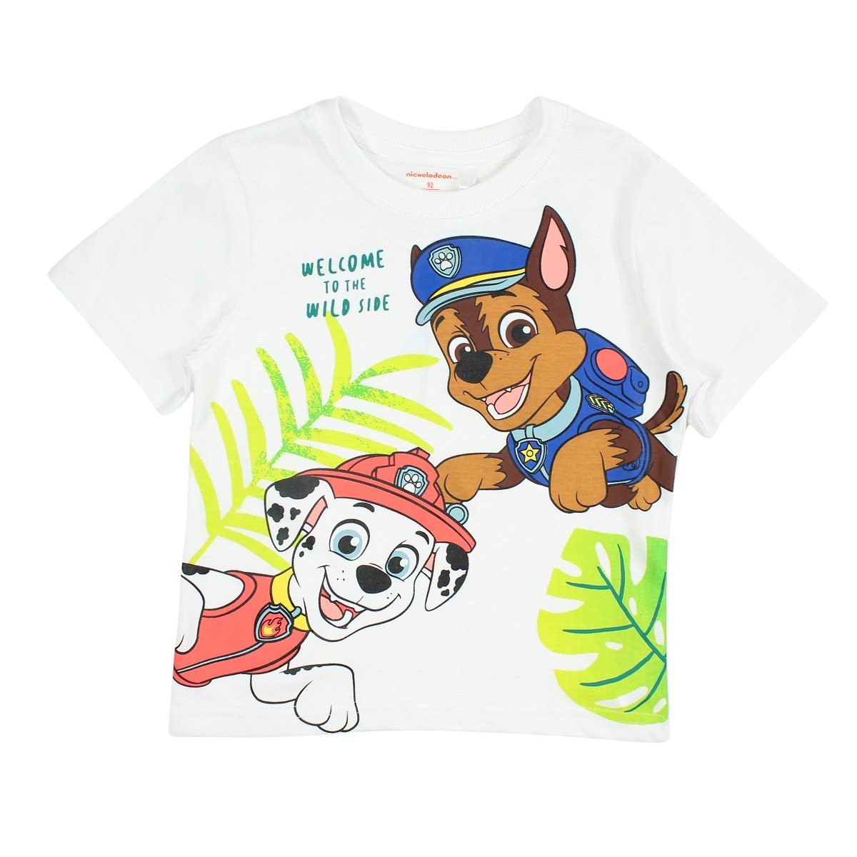 Ensemble Paw Patrol - 2A Garçon - Enfant - Blanc - 100% Coton - TrendyFlair