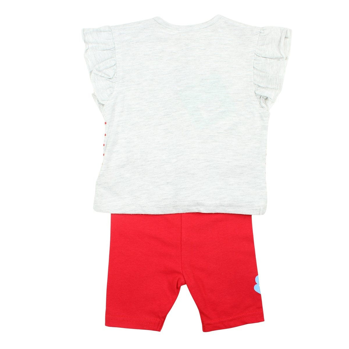 Ensemble bébé Minnie - 6M Fille - Enfant - Rouge - 95% Coton - 5% Élasthanne - TrendyFlair