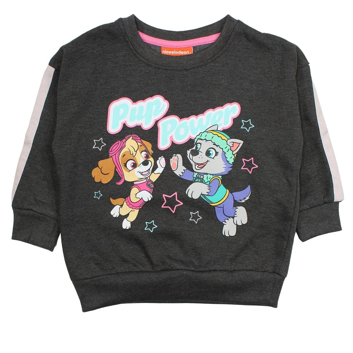 Sweat Paw Patrol - 4A Fille - Enfant - Noir - 60% Coton, 40% Polyester, 260 GSM FLEECE BRUSHED - TrendyFlair