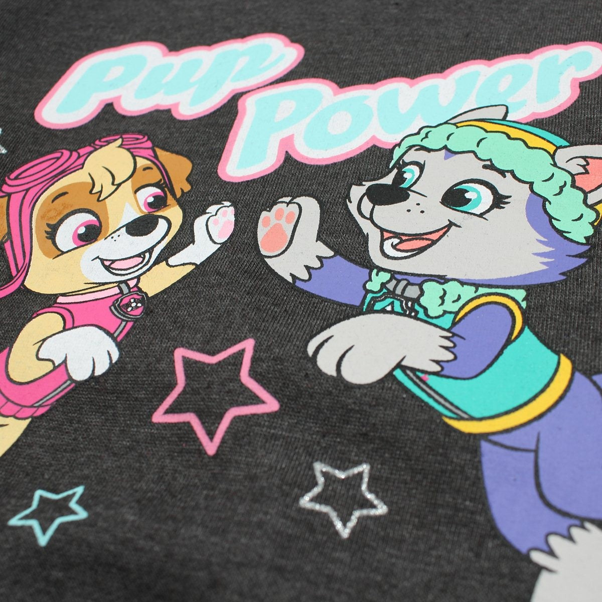 Sweat Paw Patrol - 4A Fille - Enfant - Noir - 60% Coton, 40% Polyester, 260 GSM FLEECE BRUSHED - TrendyFlair